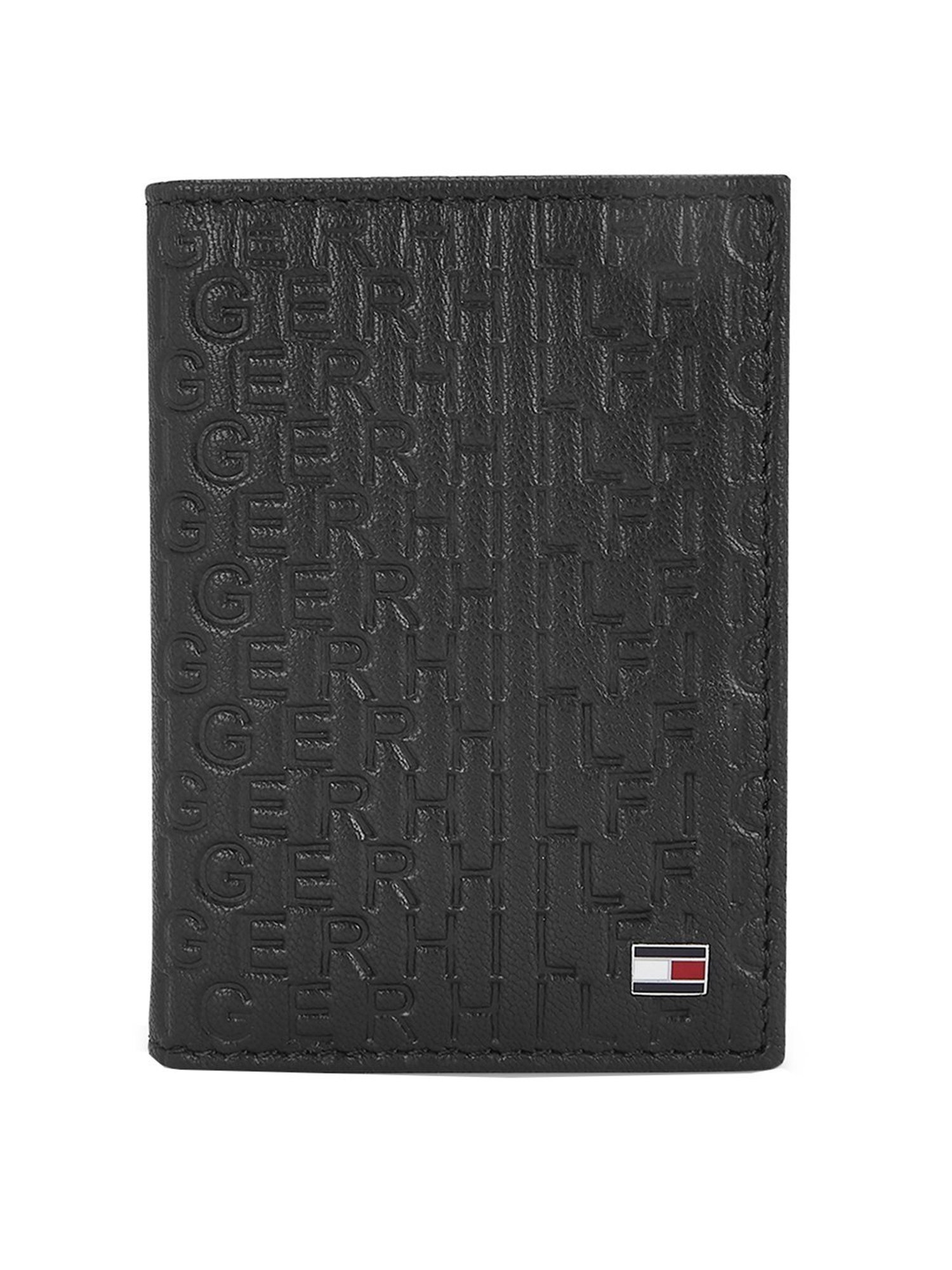 THE HOLISTIK Revival Black & Maroon Casual Leather Bi-Fold Wallet for Men