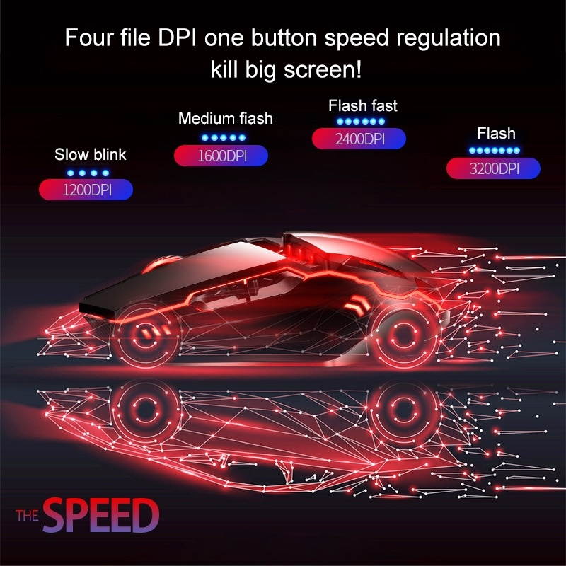 YINDIAO Keys Gaming Office USB Mechanical Wired Mouse