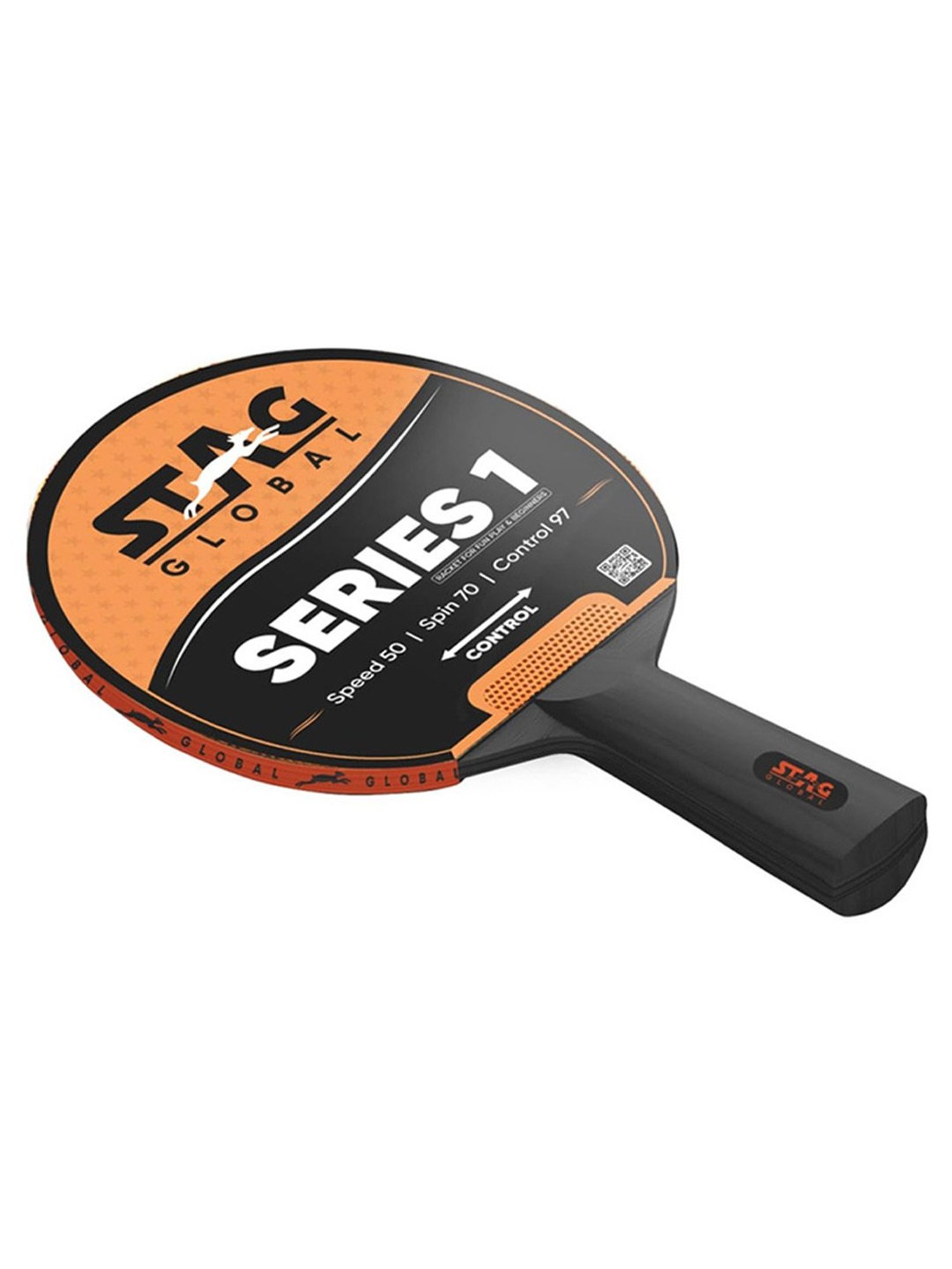 Stag Global Series 1 Lightweight Table Tennis Racket (Multicolor)
