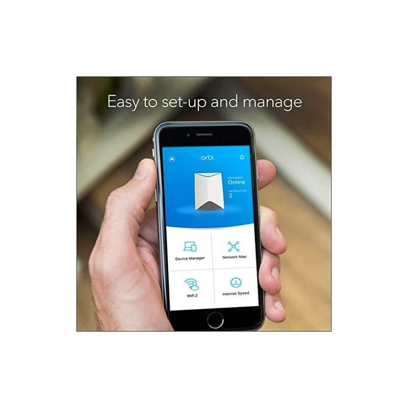 Orbi Pro Tri-Band WiFi System Wall-Mount Satellite for Business with 3Gbps speed (SRS60) | 1 satellite covers up to 2,500 sq. ft. | Requires Orbi Pro Router