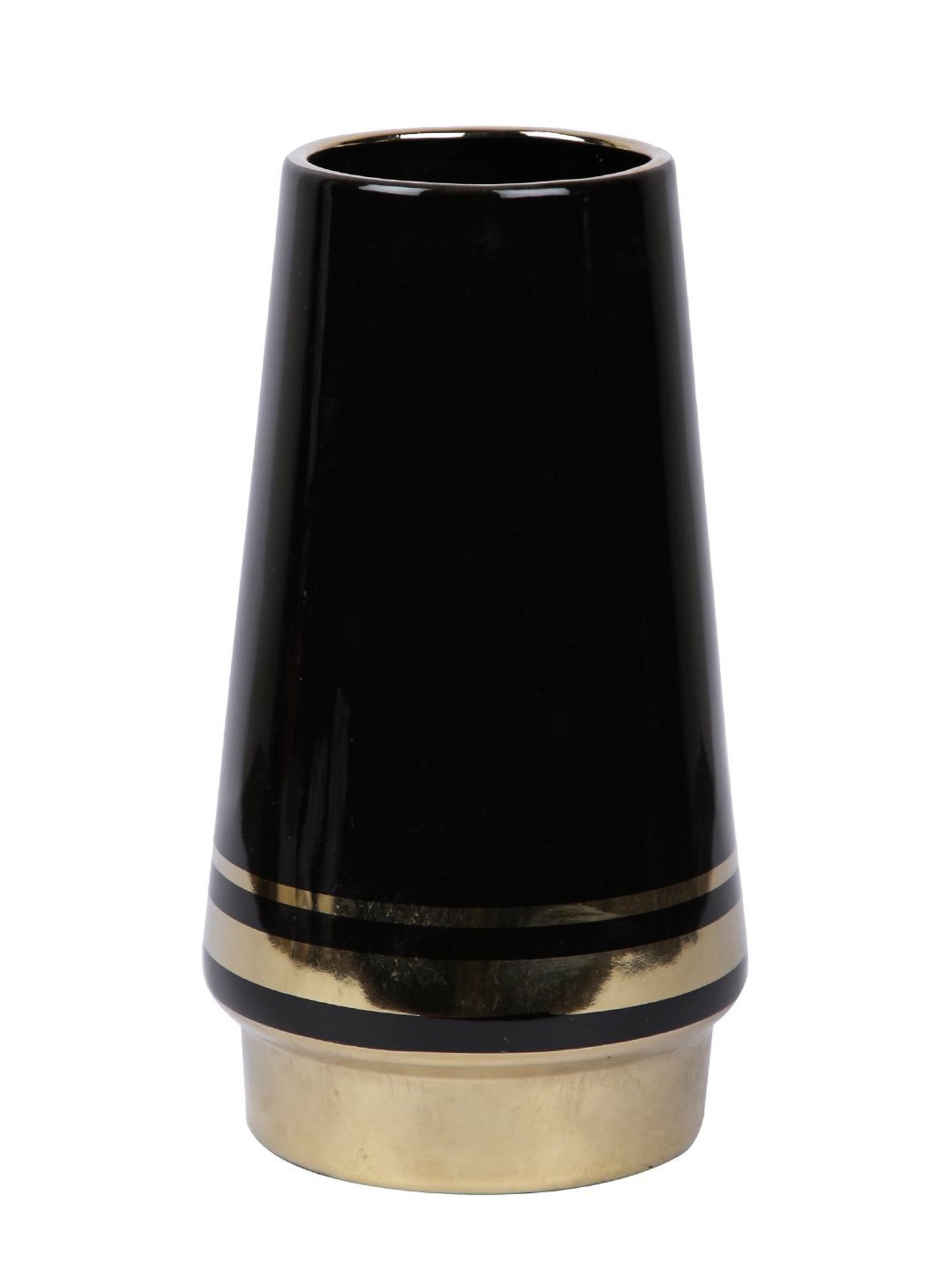 Tayhaa Black Ceramic Vase