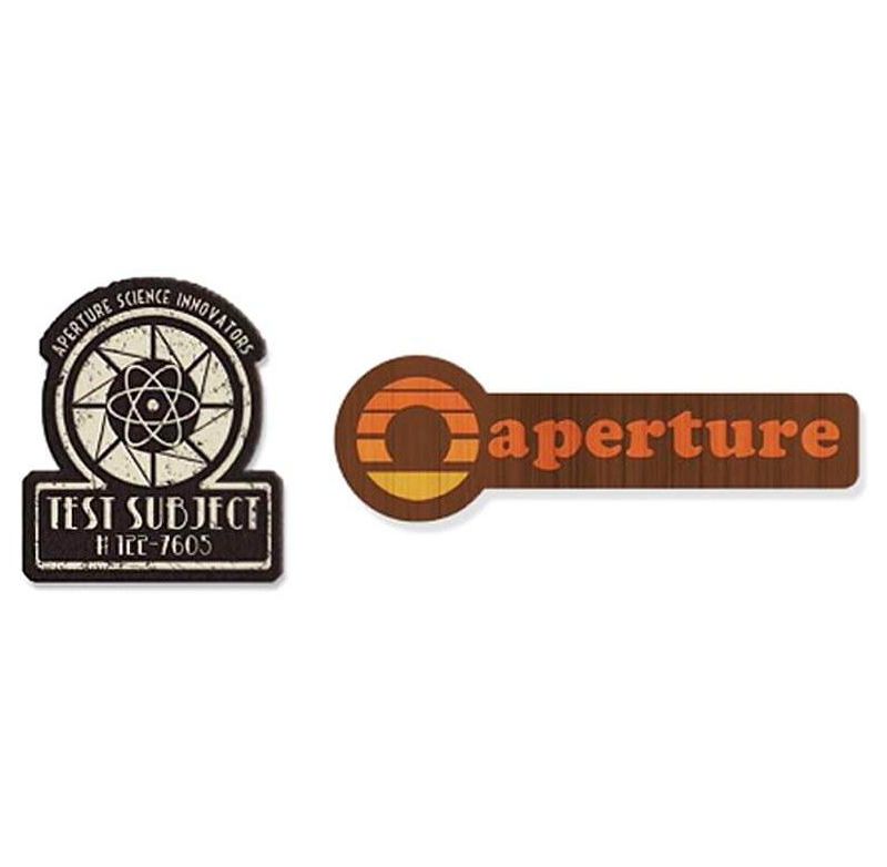 Crowded Coop, LLC Portal 40's & 70's Aperture Laboratories Logo Patch Set P270