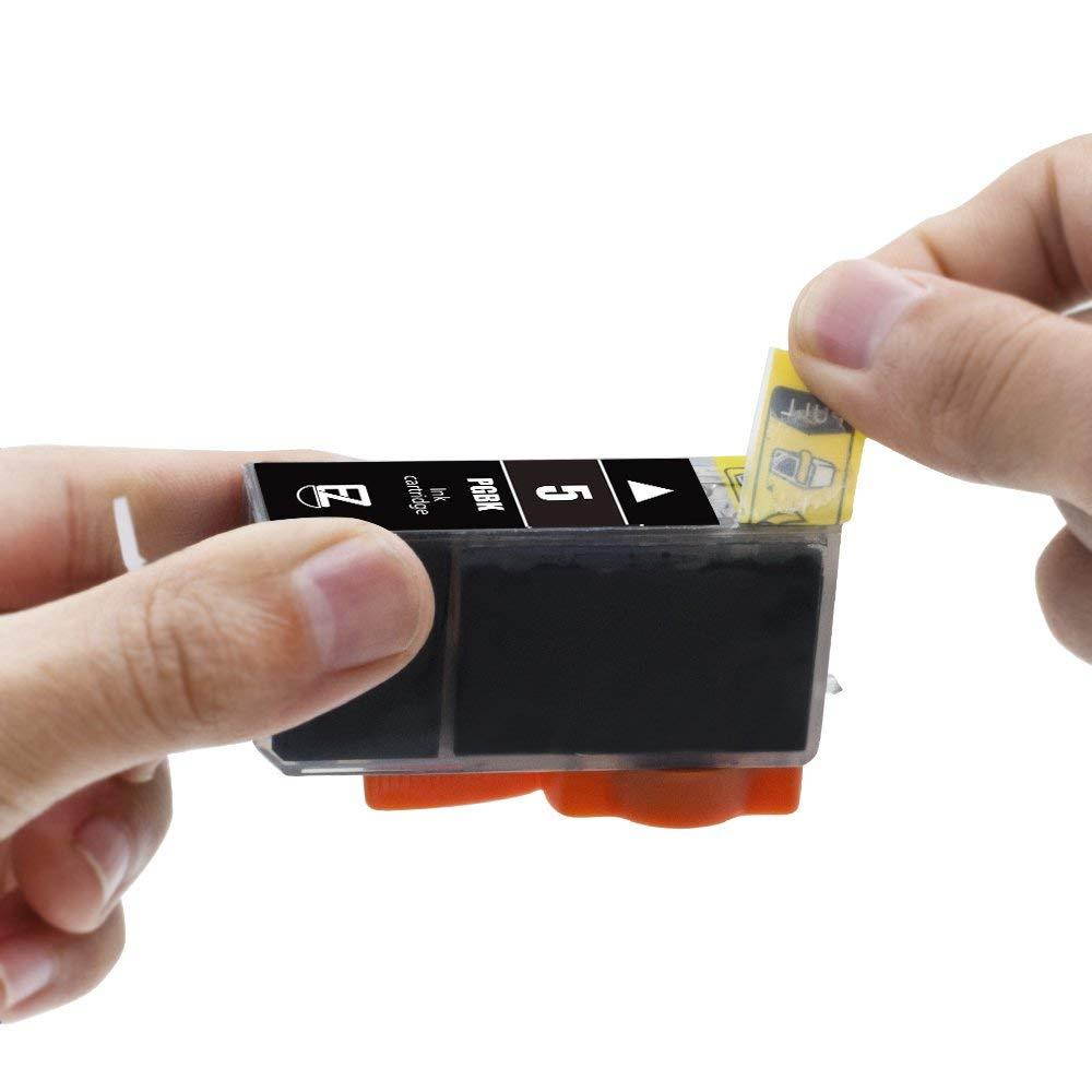 E-Z Ink (TM) Compatible Ink Cartridge Replacement for Canon PGI-5 PGI5 CLI-8 CLI8 to use with Pixma Pro9000 iP6600D iP4300 iP4500 MP600 (3 Large Black,3 Small Black,3 Cyan,3 Magenta,3 Yellow, 15 pack)