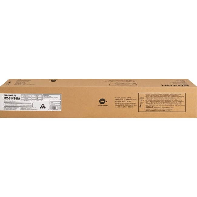 Sharp MX-60NT Original Toner Cartridge - Laser - 40000 Pages - Black - 1 Each