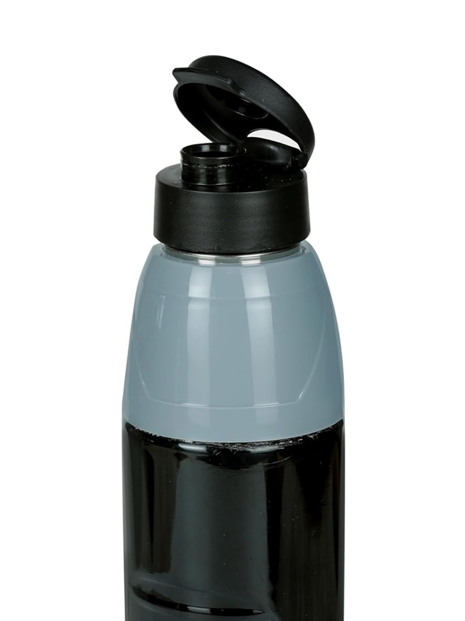 Varmora Gripo Black Stainless Steel Insulated Inner Steel Outer Plastic Water Bottle - 700 ml