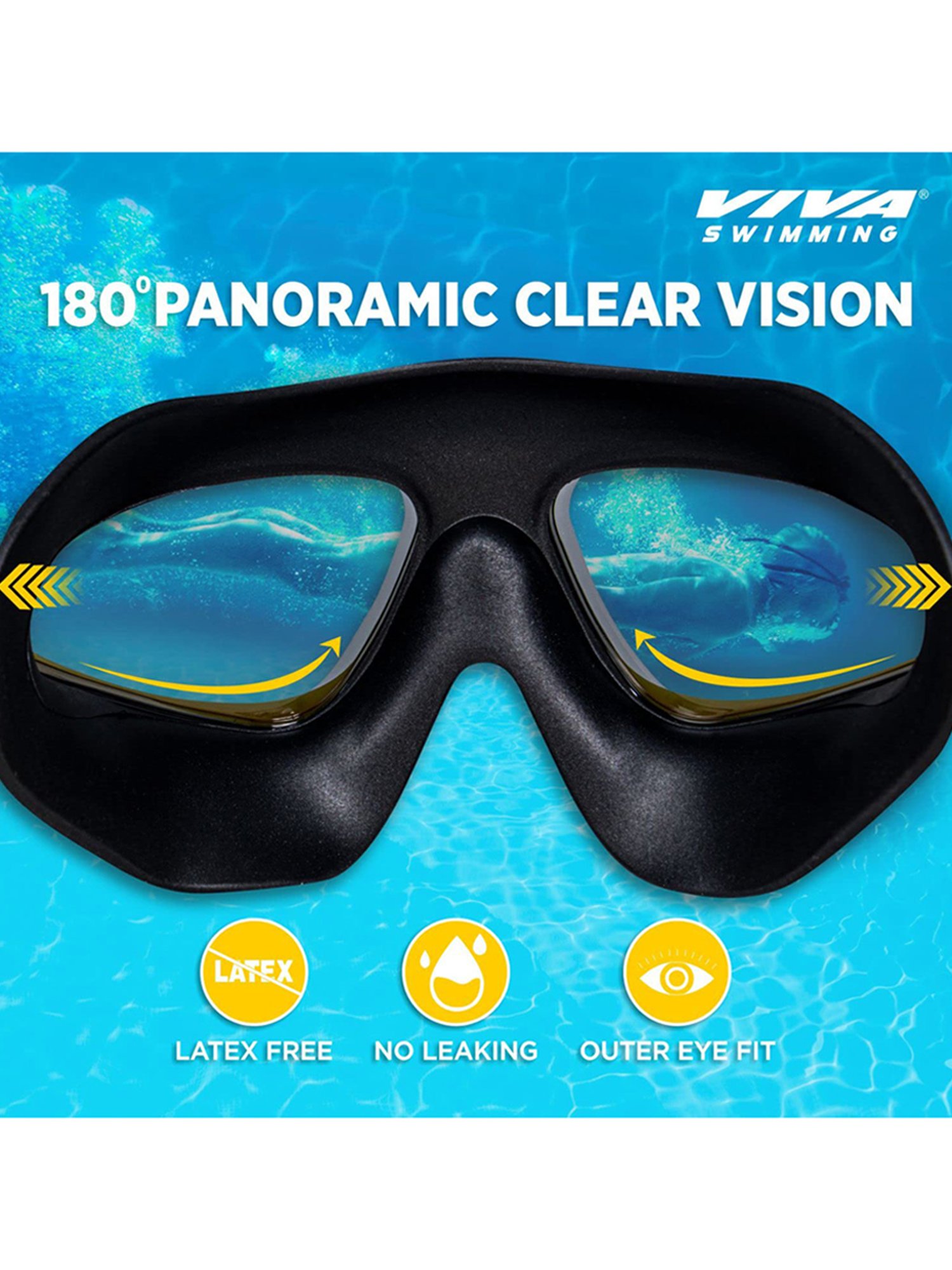 Speedo Unisex Adult Aquapulse Pro Mirror-Lens Swim Goggles (Grey)