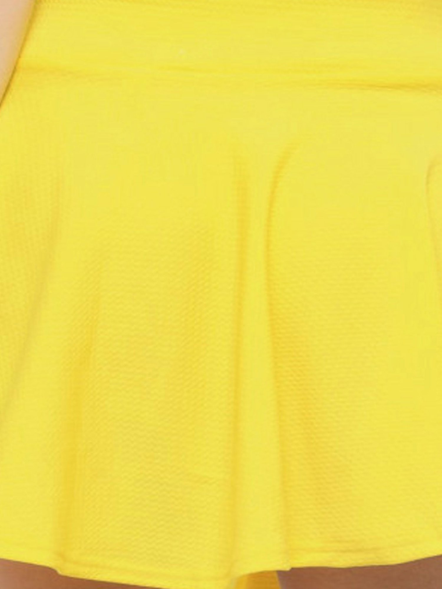 N-Gal White & Yellow Above Knees Skirt (Pack Of 2)