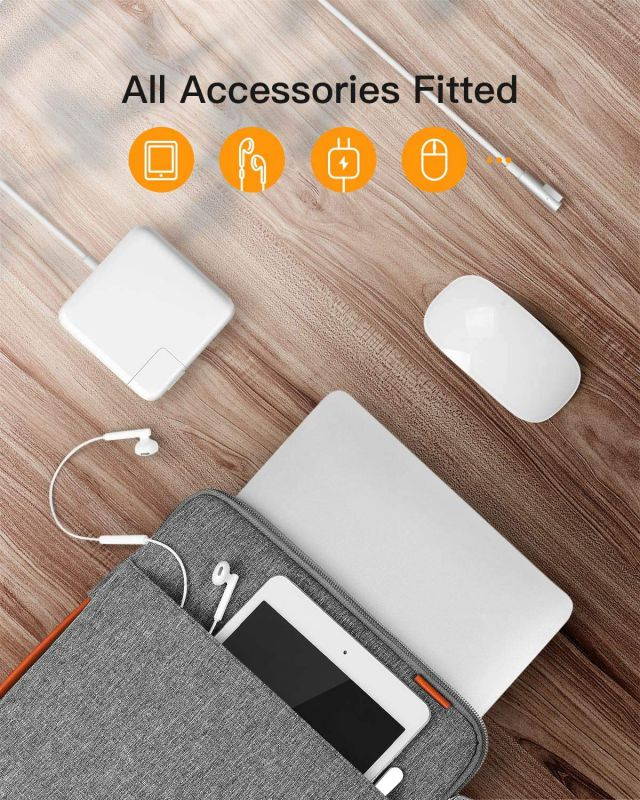 Inateck 14 Inch Laptop Sleeve Case Compatible with 14 Inch Chromebook Notebook Ultrabook, 15 Inch Macbook Pro 2016-2019(A1707/A1990), 15 Inch Surface Laptop3