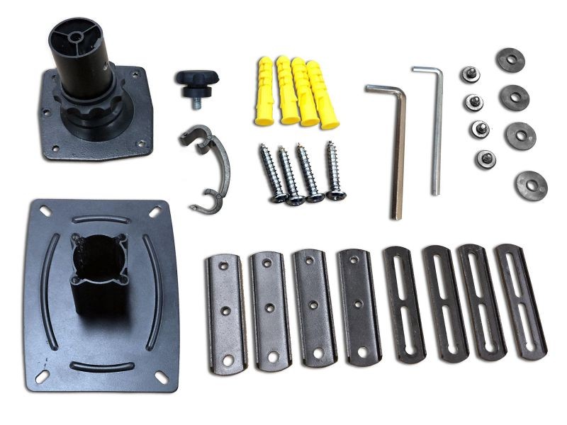 STR-MOUNTSB Silver Ticket Products LCD/DLP Low Profile Universal Projector Mount 3" Small, Black