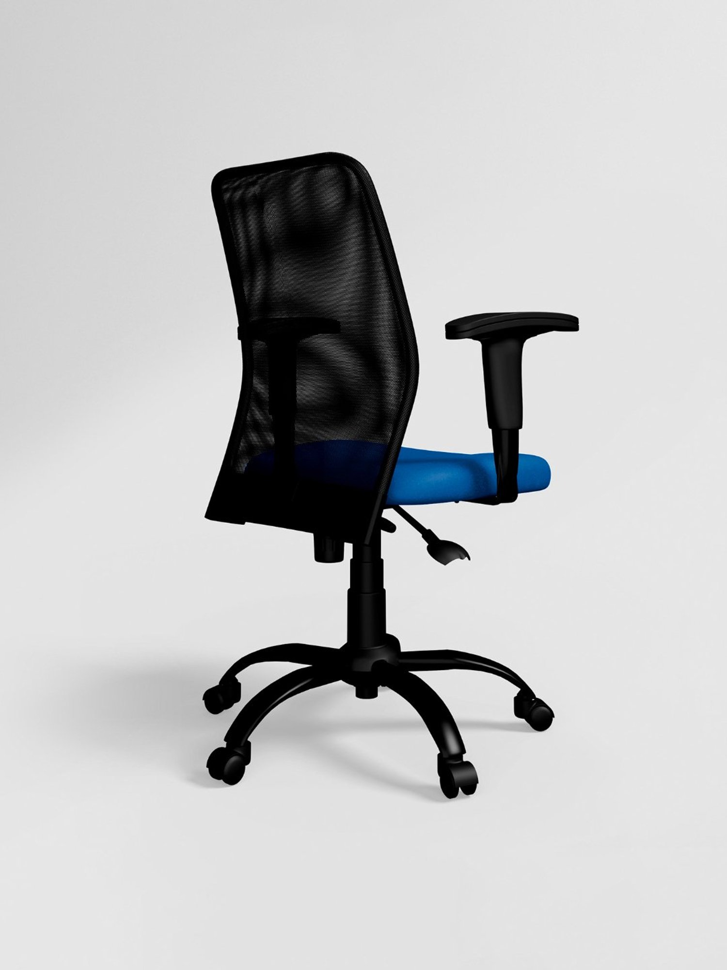 Godrej Interio Poise Black & Blue Mild Steel Study Chair