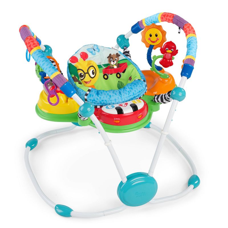 Evenflo Exersaucer Tiny Tropics 2-in-1 Baby Seat + Doorway Jumper