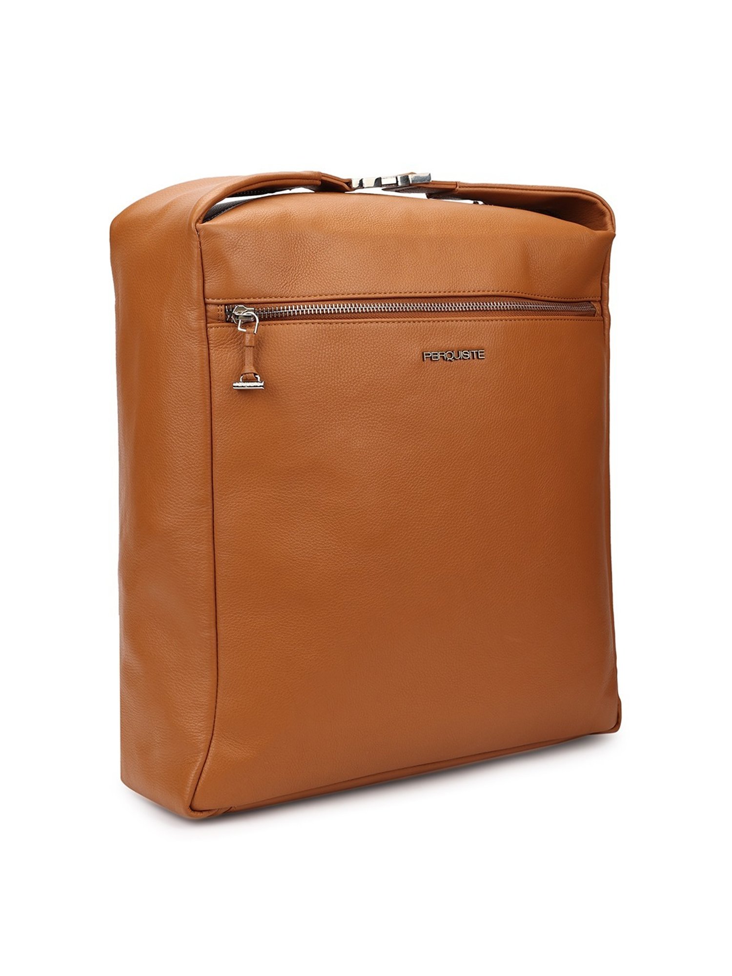 Tohl Tan Distressed Leather Backpack