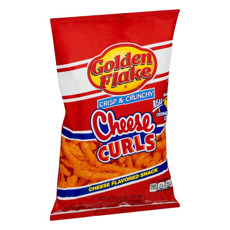 Golden Flake Crisp & Crunchy Cheese Curls - 3.5oz