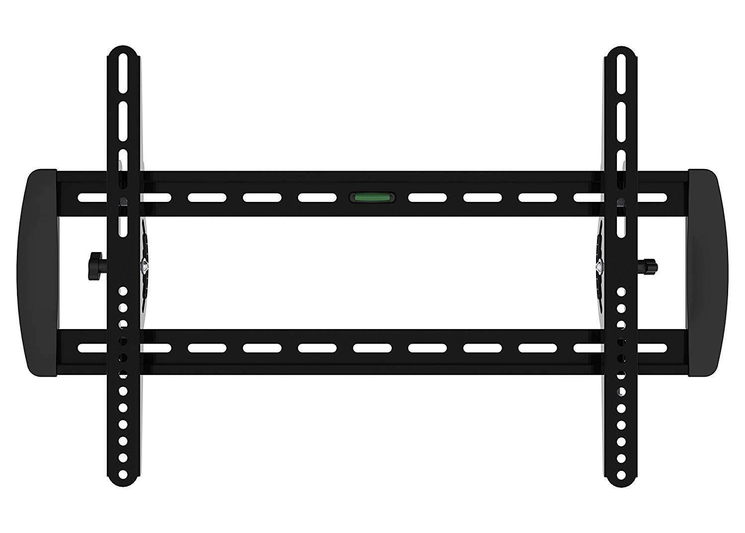 XtremPro TV Wall Mount Bracket Low-Profile Fixed Tilting &plusmn;10&deg; for Flat Screen 32"- 55" inch LCD, LED, 4K Plasma Flat Screen TVs Load Capacity 99 lbs - Black (41014)