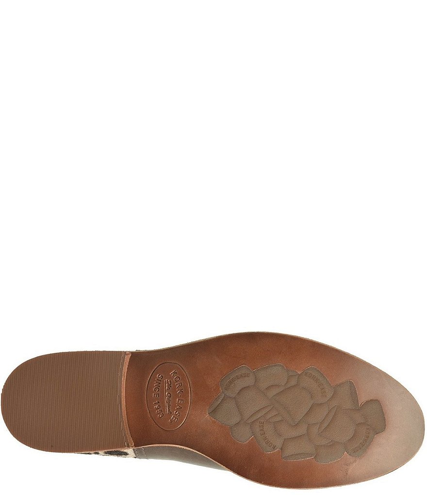 Kork-Ease Renny Giraffe Print Calf Hair Leather Ankle Booties