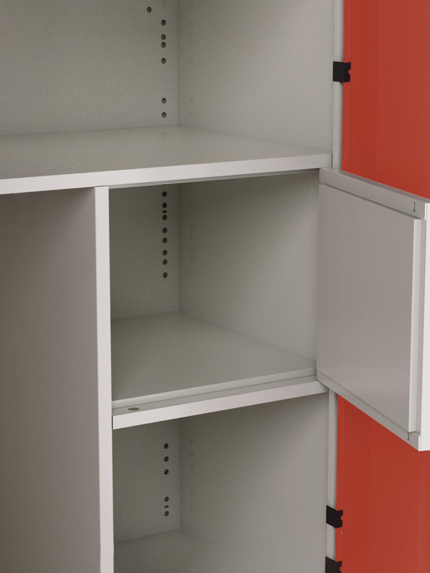 Godrej Interio Slimline 2 Door M2 Steel Almirah, (1 Year Warranty,Locker & Drawer, Tex Terracotta)