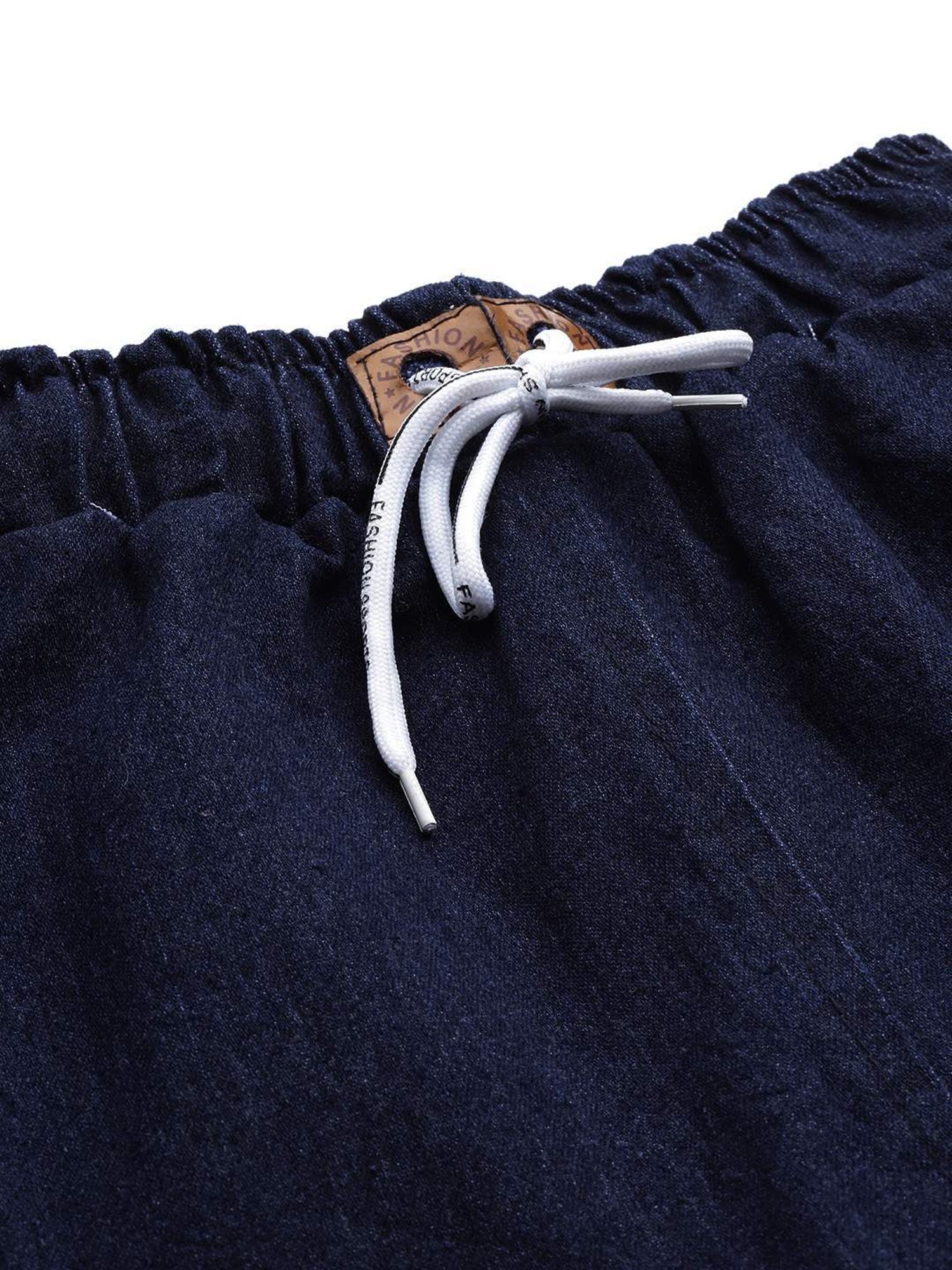 Aarika Navy Mid Rise Sports Joggers