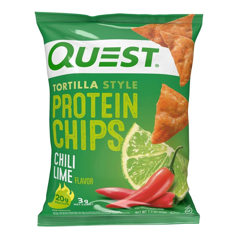 Quest Tortilla Style Protein Chips - Chili Lime - 4ct/4.5oz
