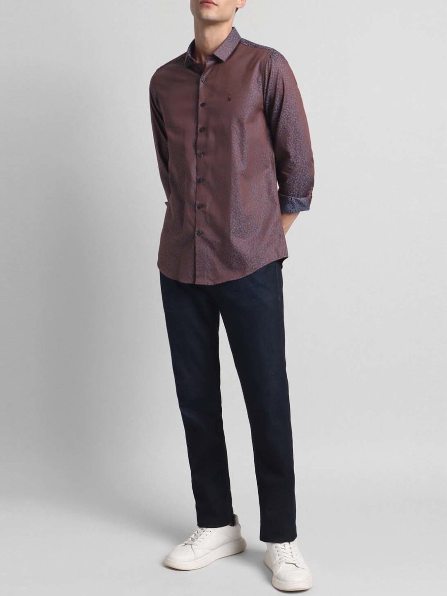 Simon Carter London Multicolor Printed Slim Fit Shirt