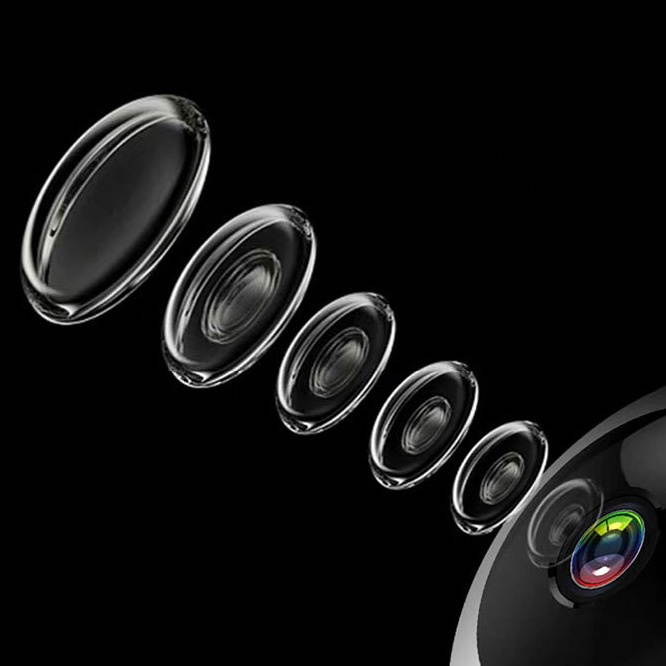 1080P Home Wireless Wifi Surveillance Camera, Mobile Detection, Automatic High-Definition Smart Camera EU Plug