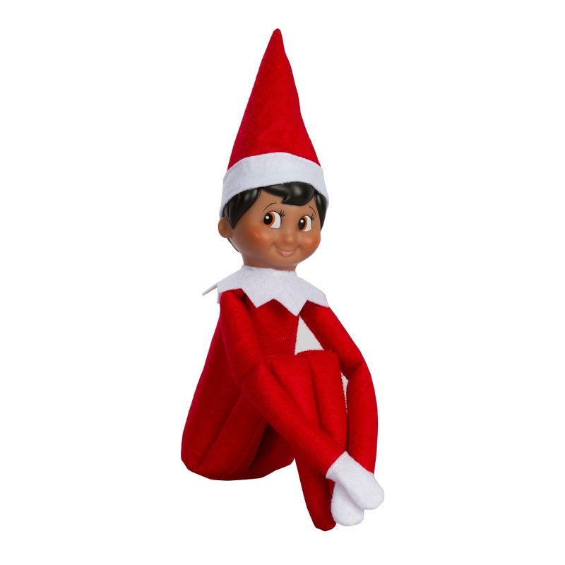 The Elf on the Shelf: A Christmas Tradition with Dark Skin Tone Boy Scout Elf (Hardcover)