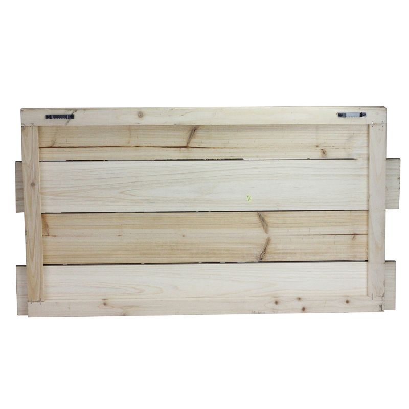 Raz Imports 28" Rustic Wood and Metal Red Truck Carrying Tree Wall Art