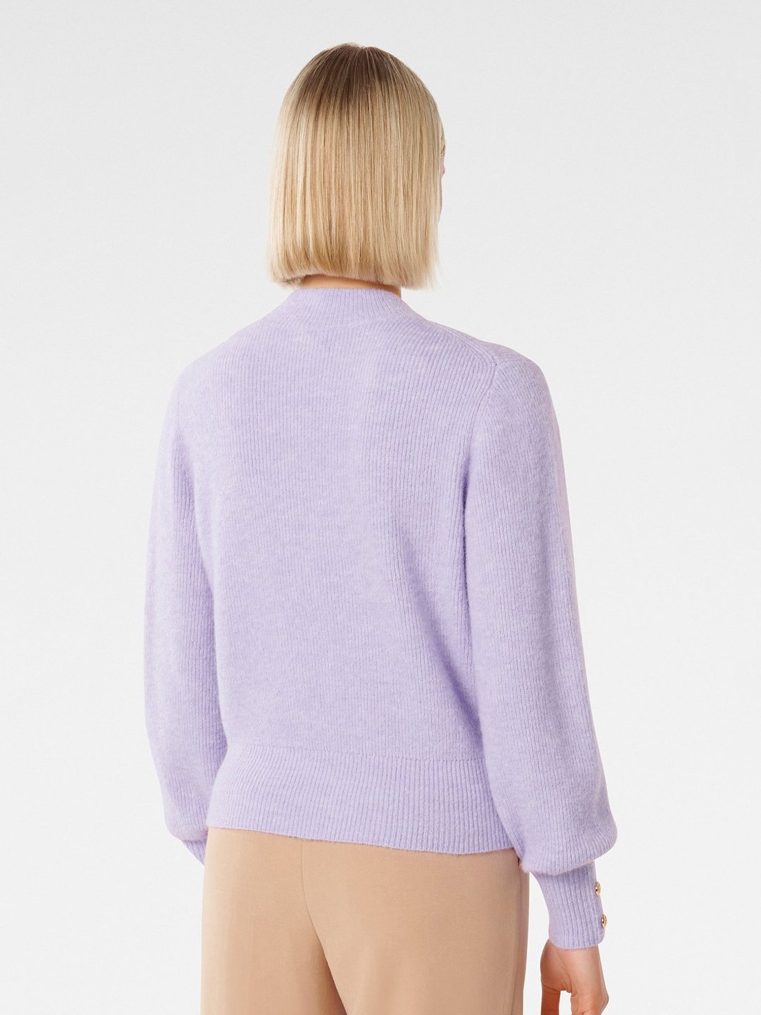Forever New Fearne Crew Neck Button Cuff Jumper