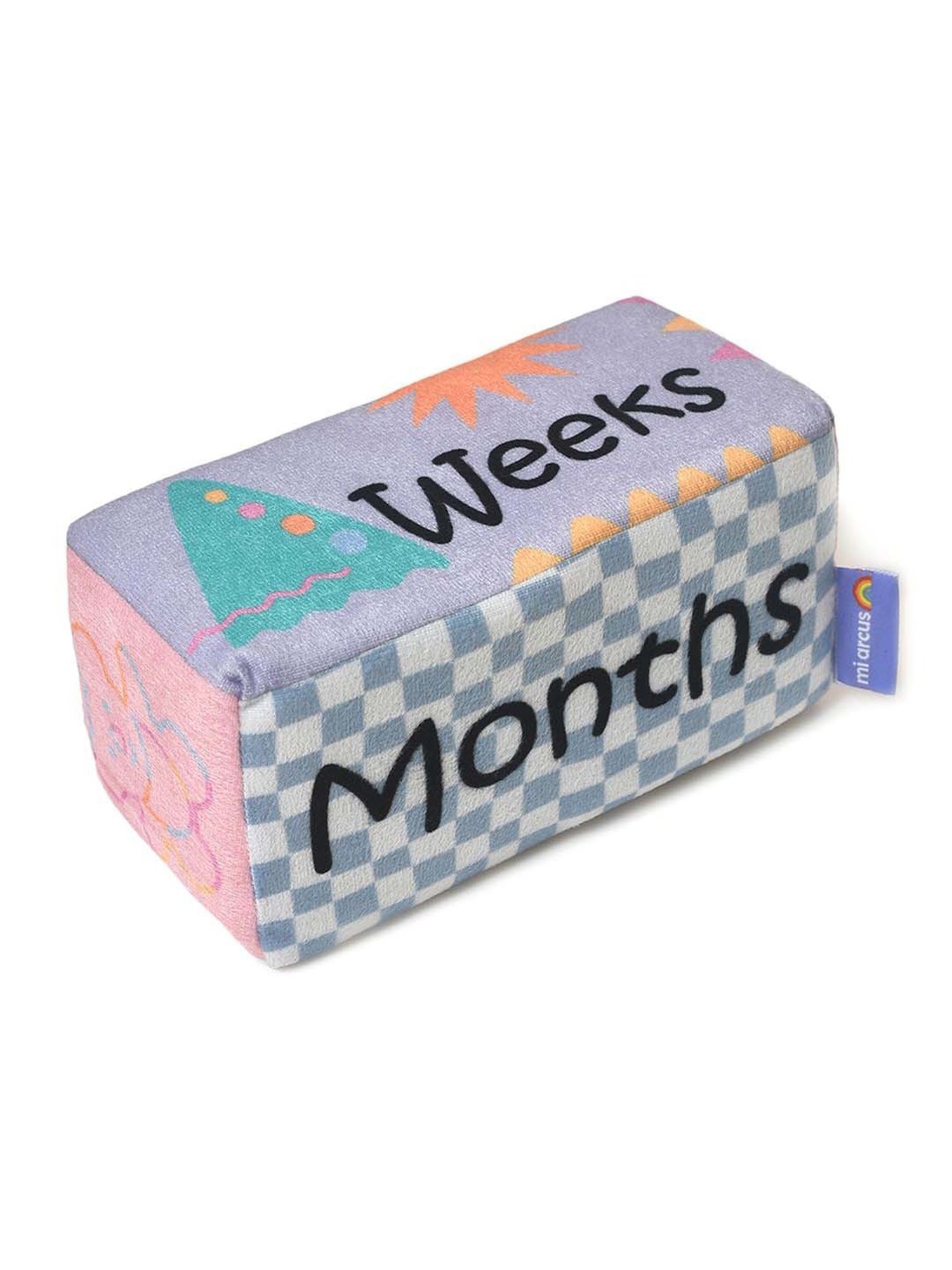 MiArcus Kids Multicolor Baby Milestone Blocks Set