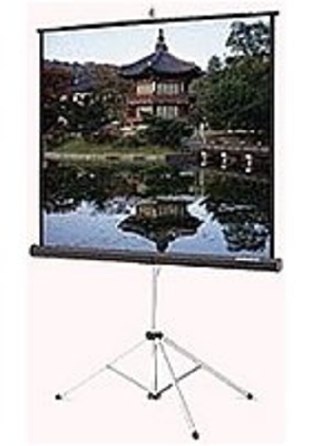 DA-Lite Picture King 86021 106-inch Projection Screen with Tripod - 16:9 - Matte White