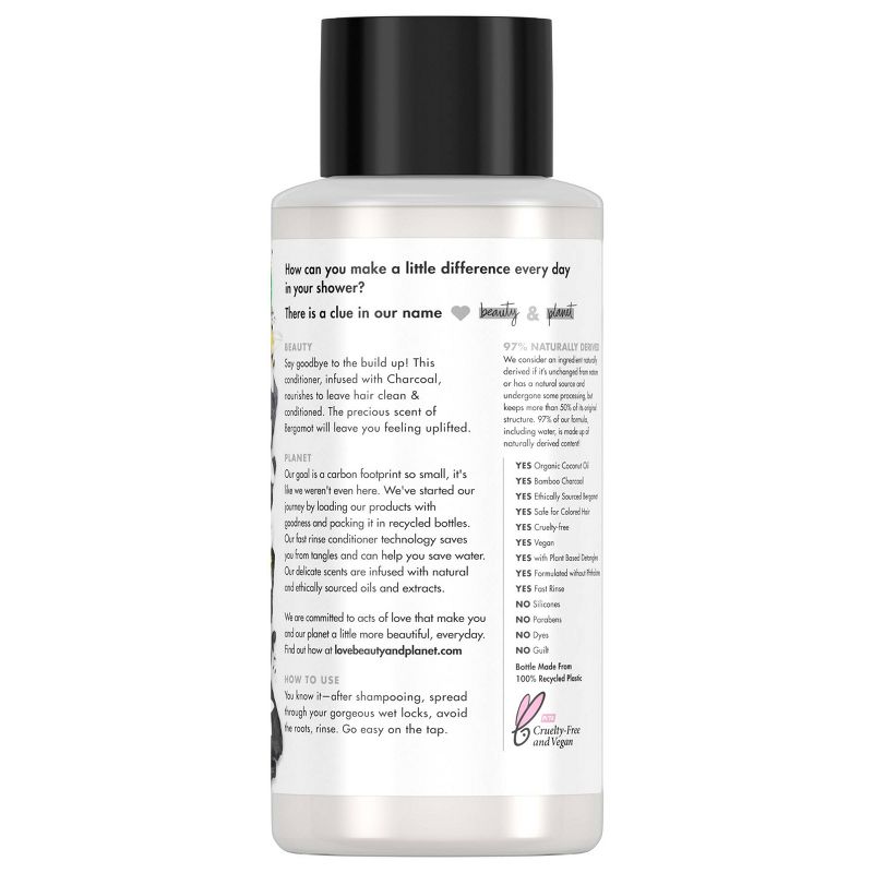 Love Beauty and Planet Delightful Detox Charcoal Conditioner - 13.5 fl oz