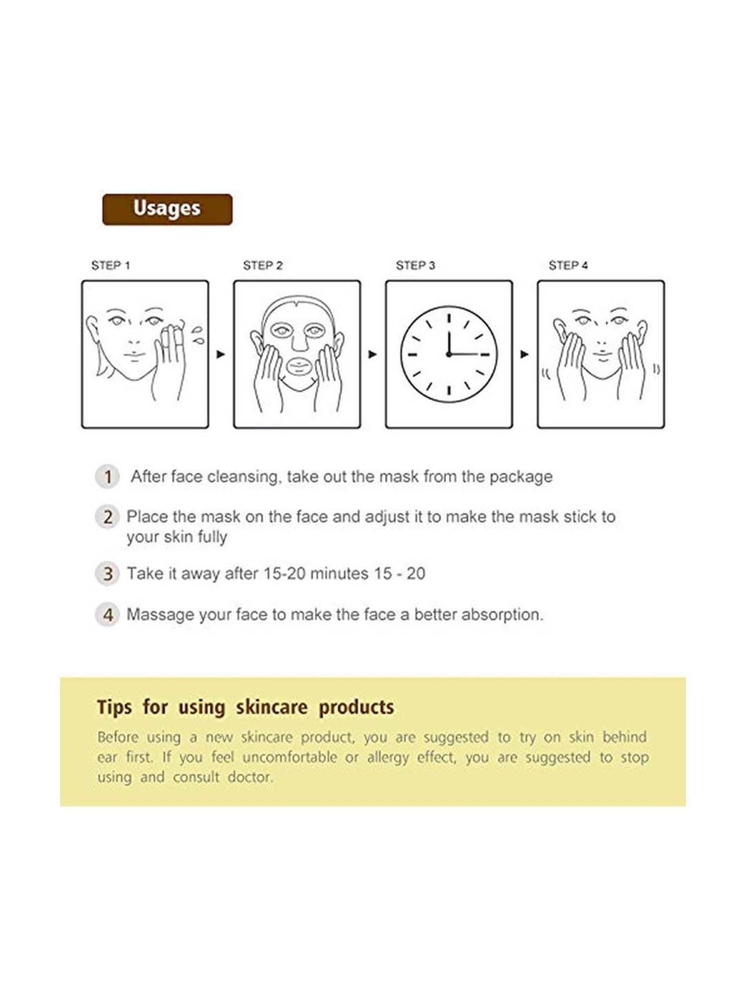 MONDSUB Pomegranate+Sheep Placenta Face Sheet Masks (Pack of 6) - 20 gm Each