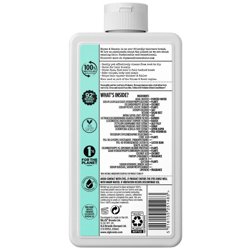 Rhyme & Reason Volume & Boost Shampoo - 13 fl oz