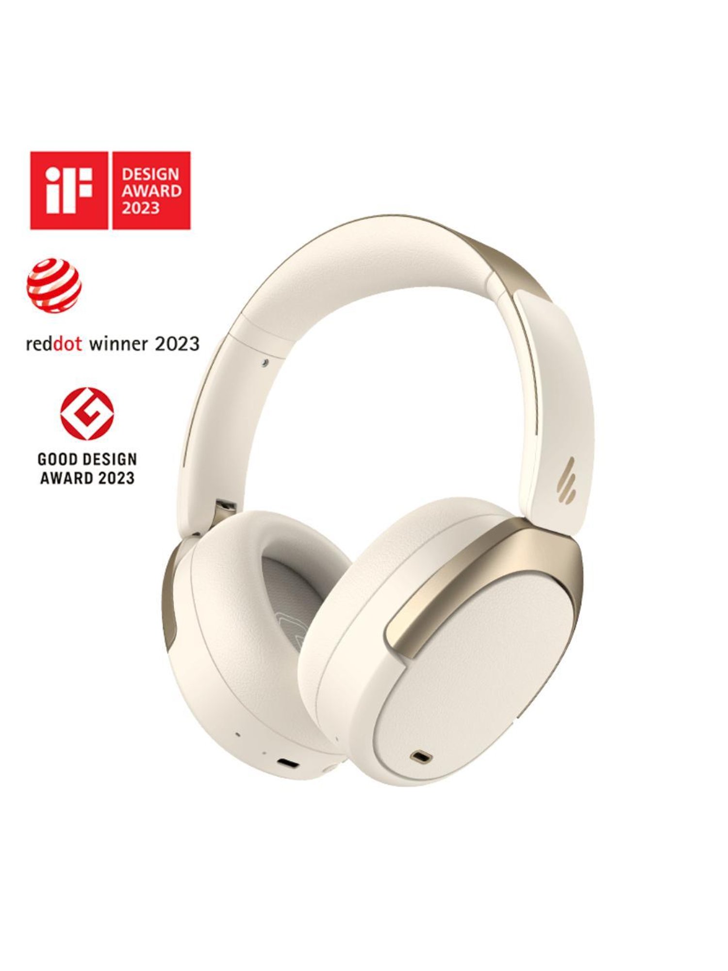 Edifier WH950NB Over Ear Wireless Headphones with Noise Cancellation & 34Hrs Playtime (Ivory)