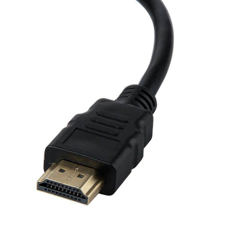 1080P HDMI Male to VGA Female Video Cable Converter with 3.5mm Audio Adapter