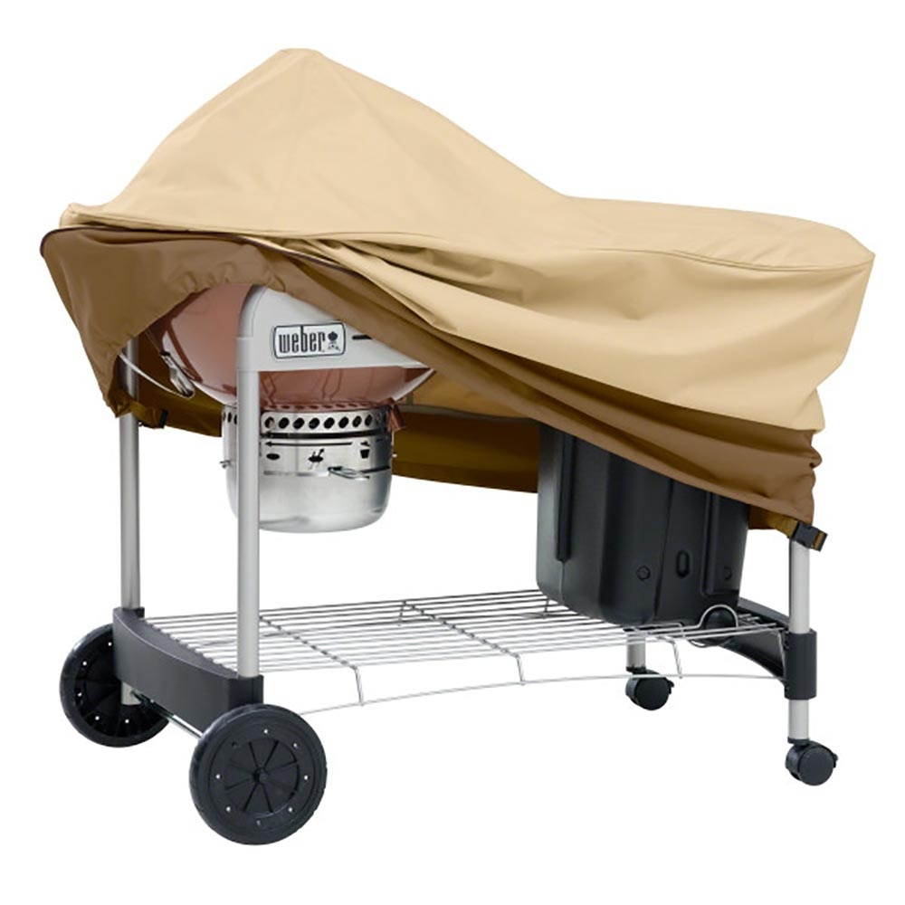 Classic Veranda Weber Performer 55-411-011501-00 Patio BBQ Grill Cover, Pebble