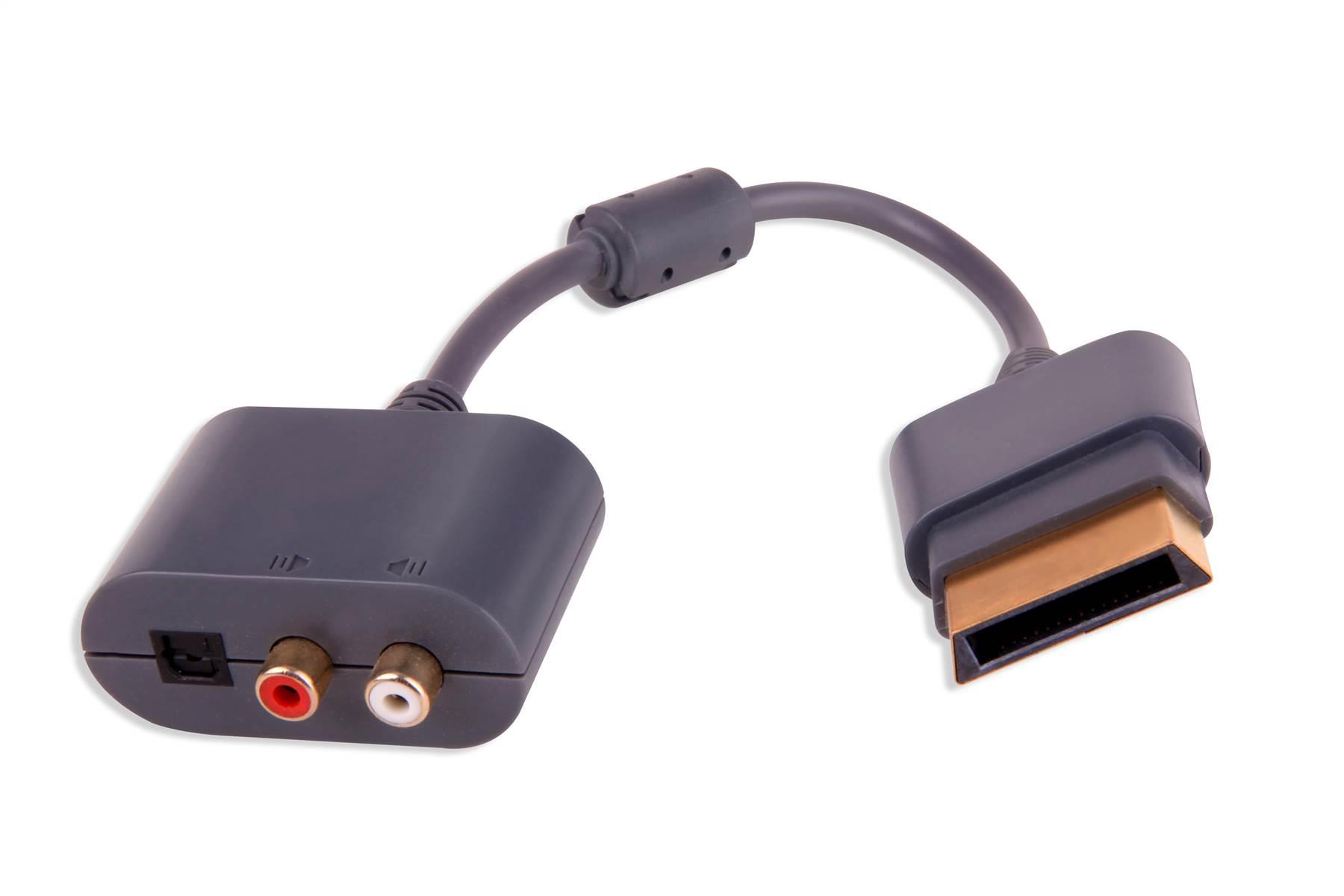 Hellfire Trading RCA Audio Adapter Cable Lead Scart for Xbox 360 + Slim