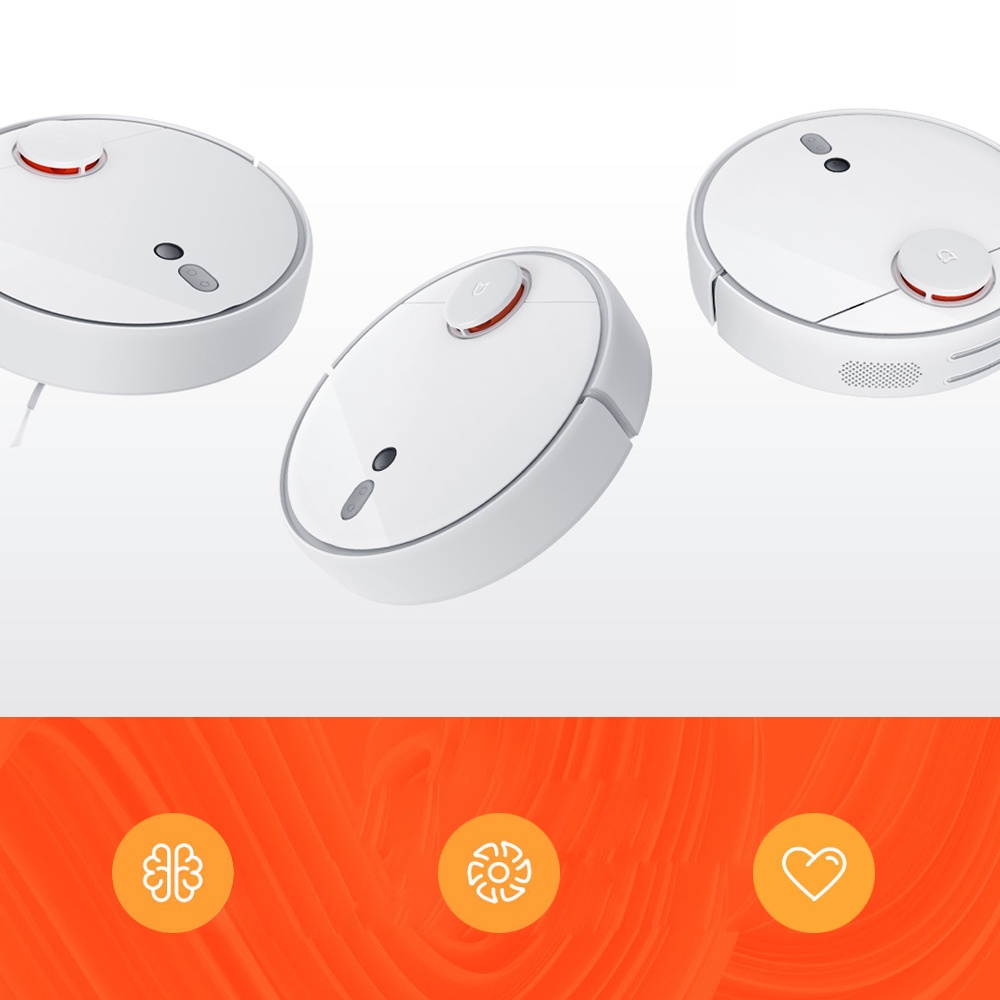 Xiaomi Mijia Robot Vacuum Cleaner 1S 2000Pa Home Sweeper Dust Sterilizer Sweeping Mopping Auto Self-recharge Route Planned Intelligent Mi Home APP Remote Control SDJQR03RR