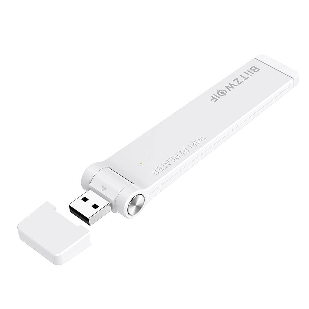 BW-NET4 Wireless Repeater 300Mbps USB Wireless WiFi Repeater Portable WiFi Signal Amplifier Extender White