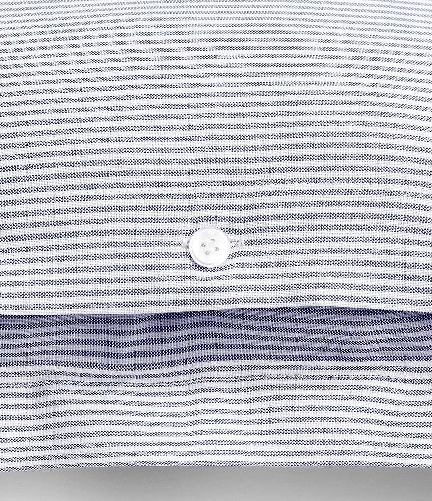 Ralph Lauren Organic Cotton Oxford Stripe Euro Sham