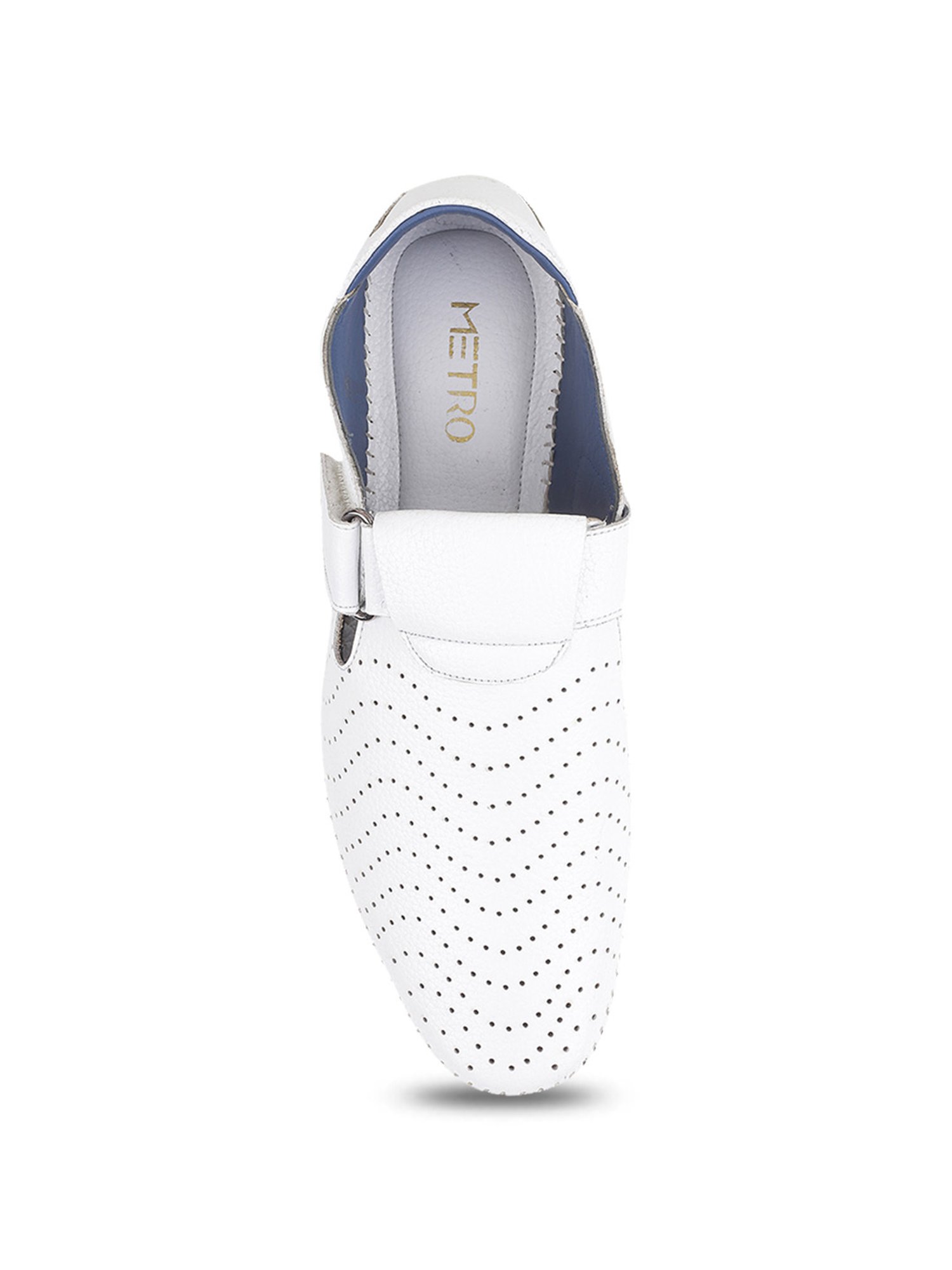 Metro Men's White Casual Loafers