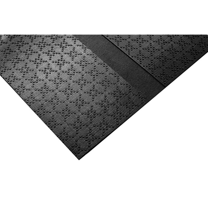 Protect 47&frac14;in x 15?in Carpet and Rubber Cord Cover Mat Overfloor protector for cables cords or wires Protect from trips and falls Quick Easy Simple Repositionable