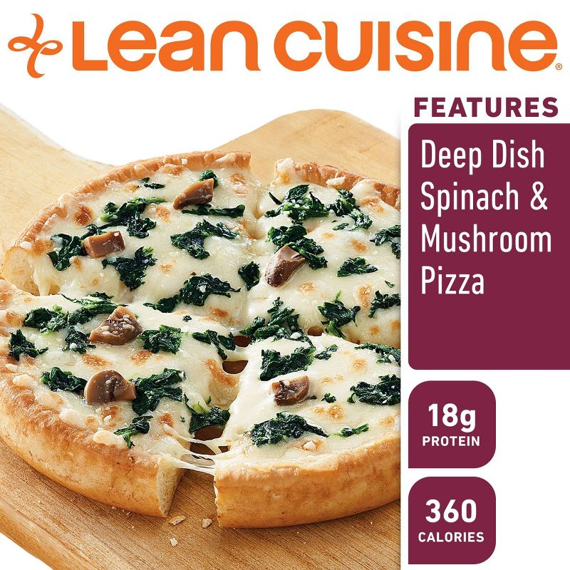 Lean Cuisine Deep Dish Spinach & Mushroom Frozen Pizza - 6.1oz