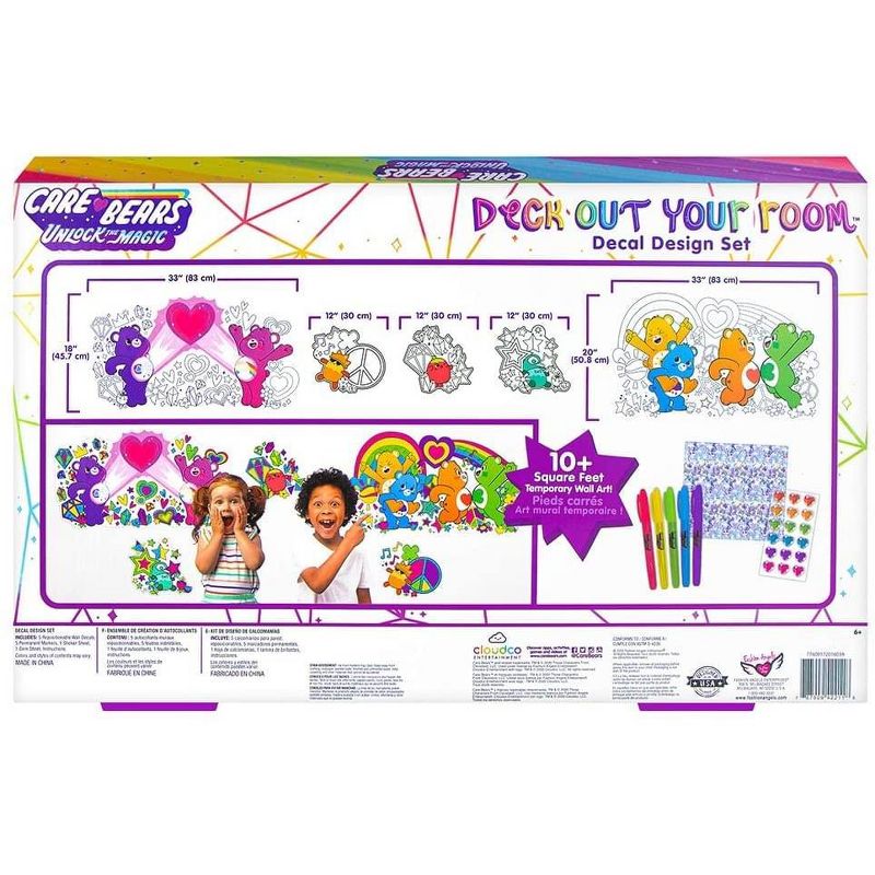 Fashion Angels Care Bears Wall Decal Design Kit