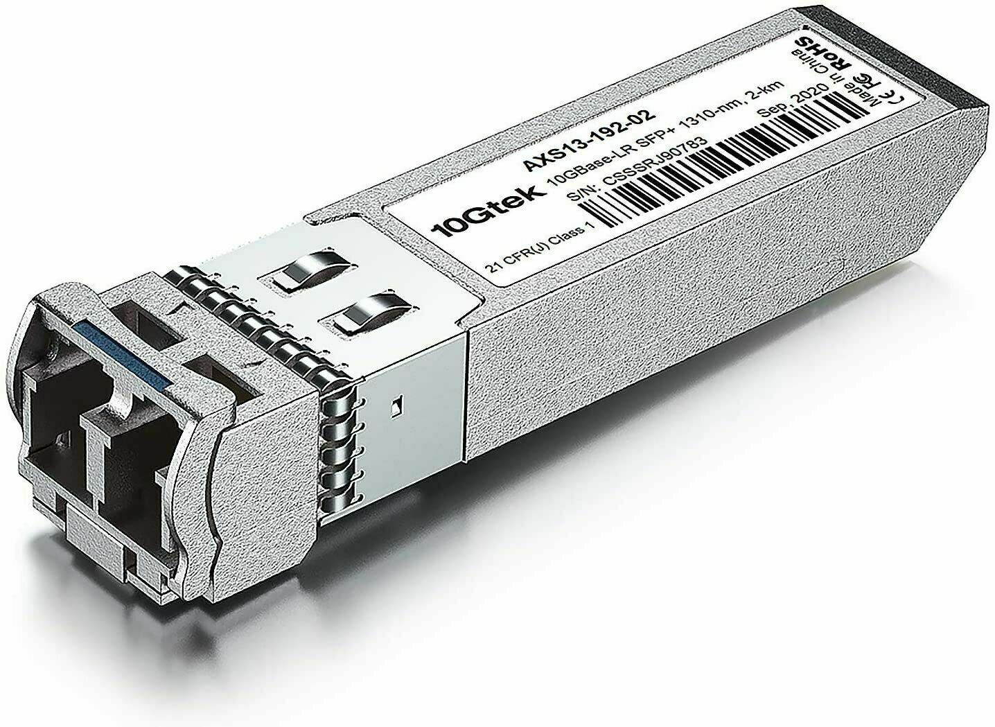10GBase-LR Lite SFP+ LR Transceiver 10G 1310nm up to 2 KM Switch Modules Compatible with Cisco