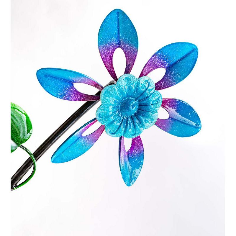 Wind & Weather Colorful Spinning Flowers Garden Stake and Wind Spinner