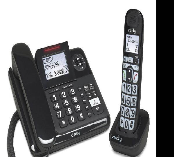 Clarity 53727.000 E814CC Moderate Hearing Loss Corded and Cordless Phone Combo