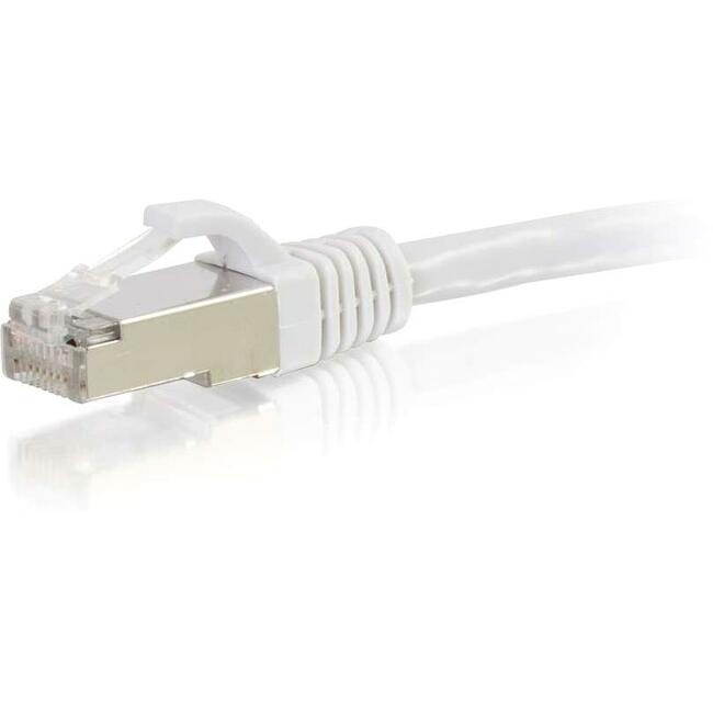 C2g C2g 9ft Cat6 Snagless Shielded (stp) Network Patch Cable - White