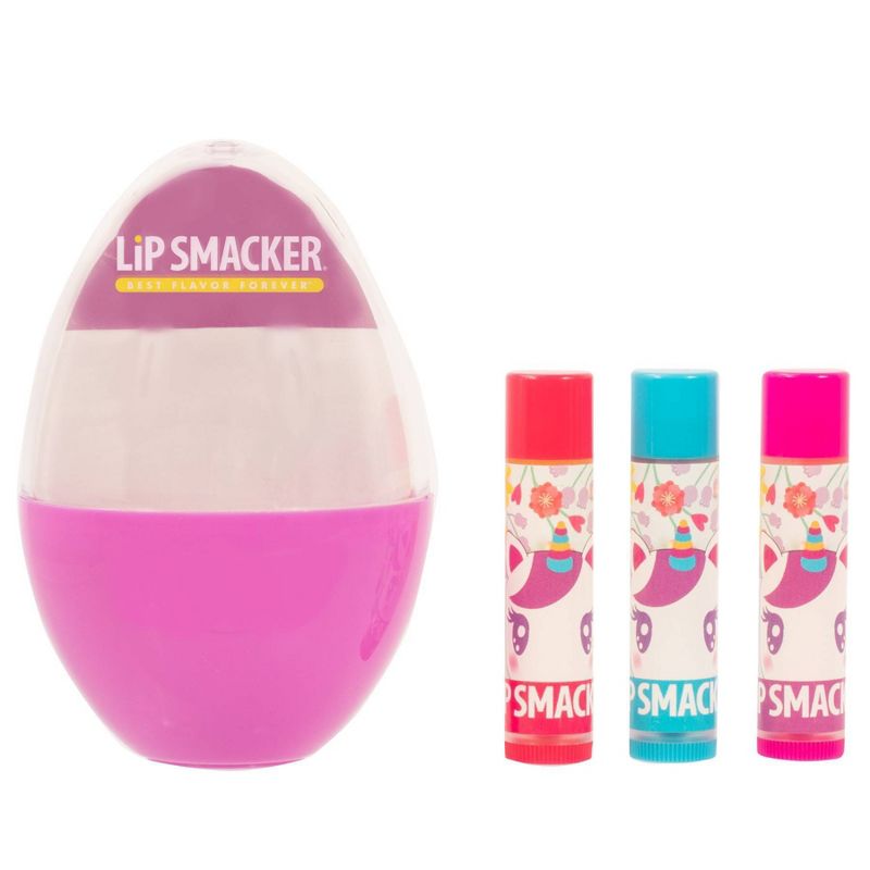 Lip Smacker Best Flavor Forever Unicorn Egg Lip Makeup Trio - 1oz