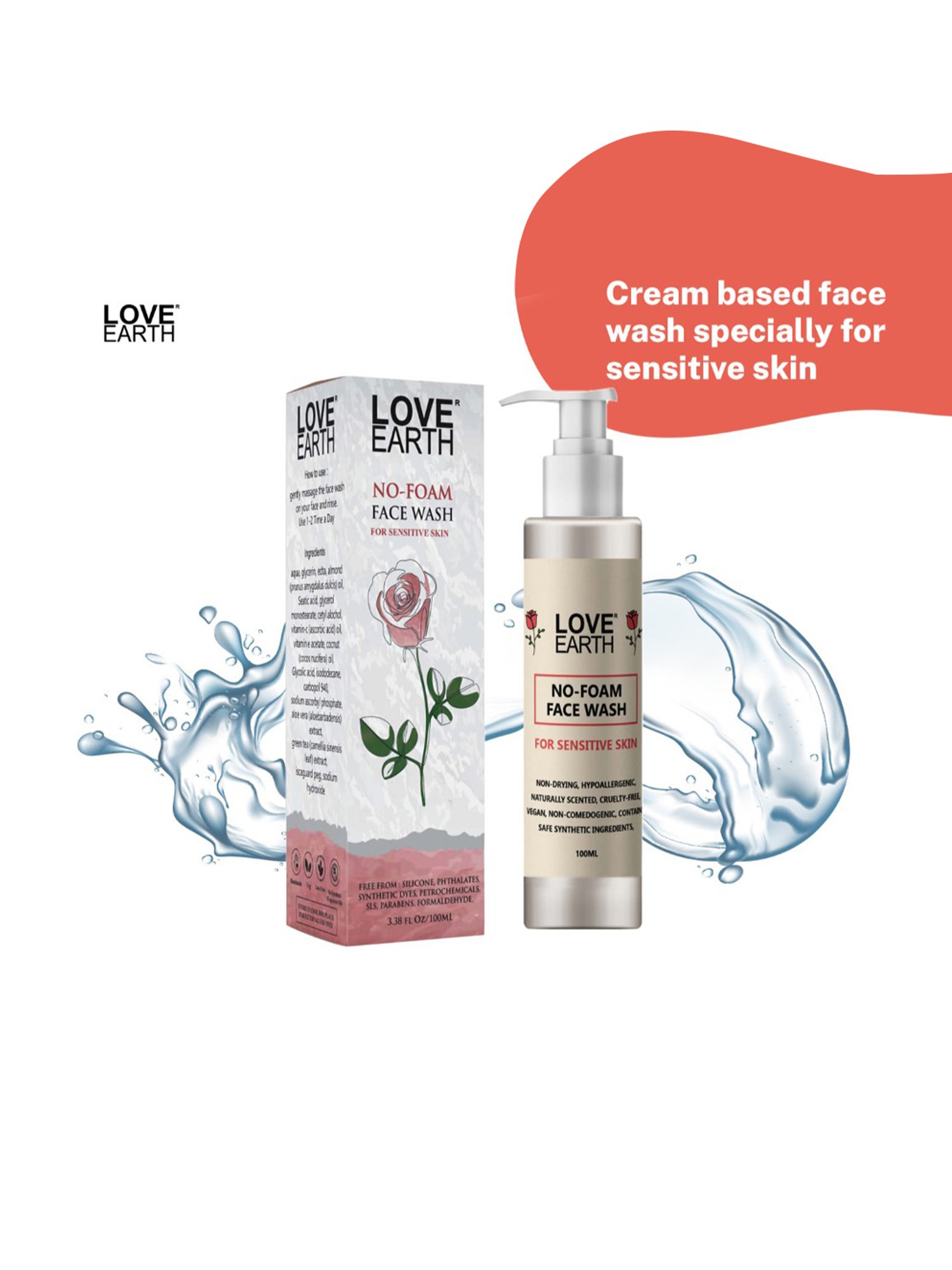 Globus Naturals Rice Ceramide Radiance Face Wash - Pack of 3