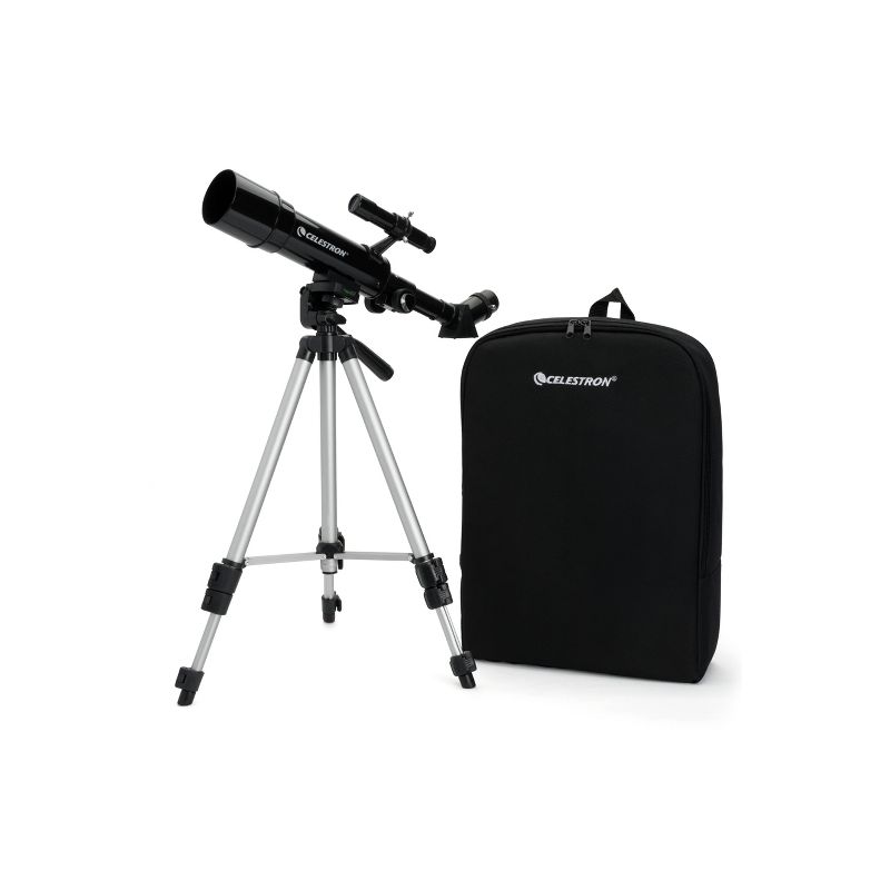 Celestron Travel Scope Portable Telescope with Basic Smartphone Adapter - Black